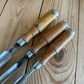 N341 Vintage set of 3 x TITAN AUSTRALIA Gouge CHISELS