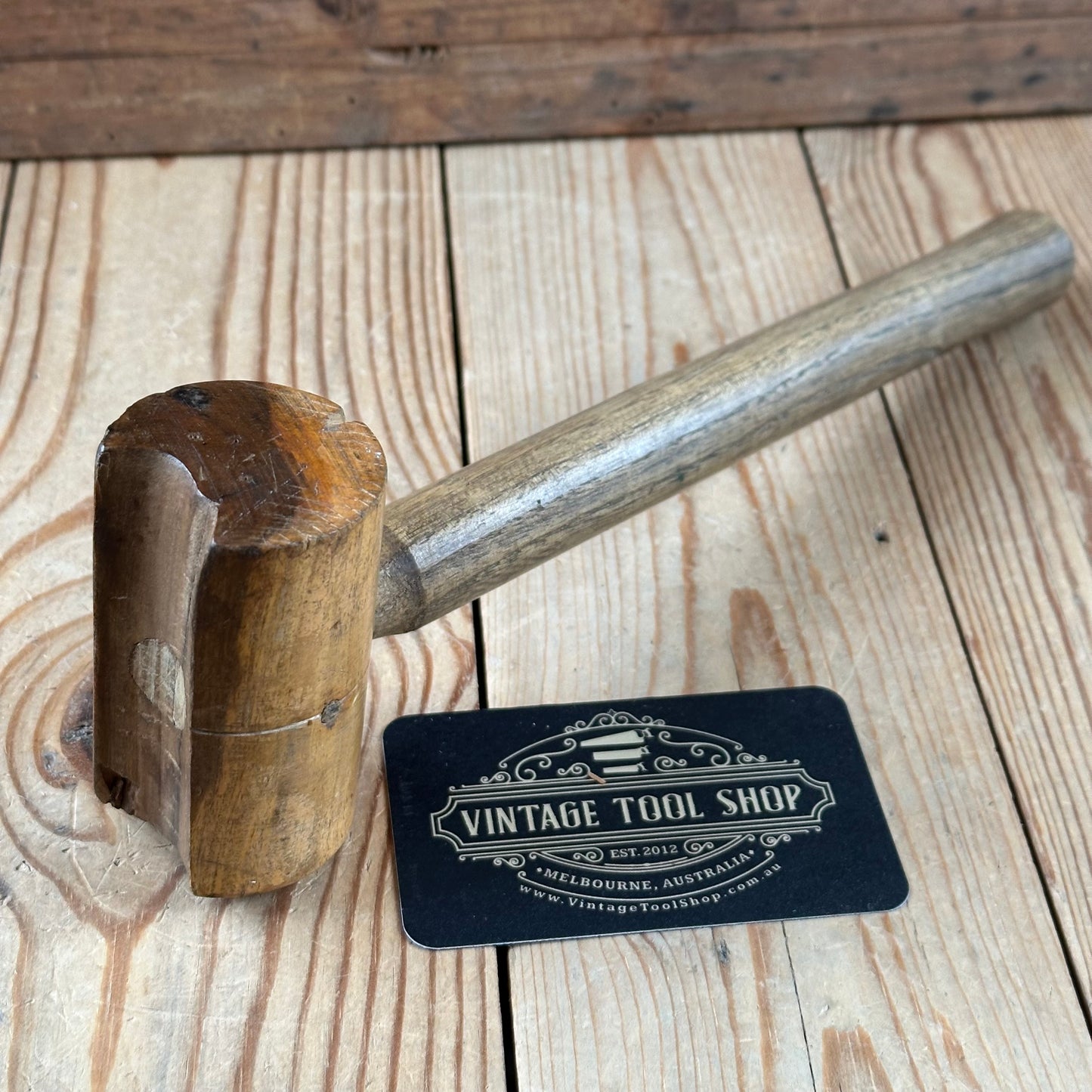 H2456 Vintage SAILMAKERS Lignum Vitae SERVING MALLET