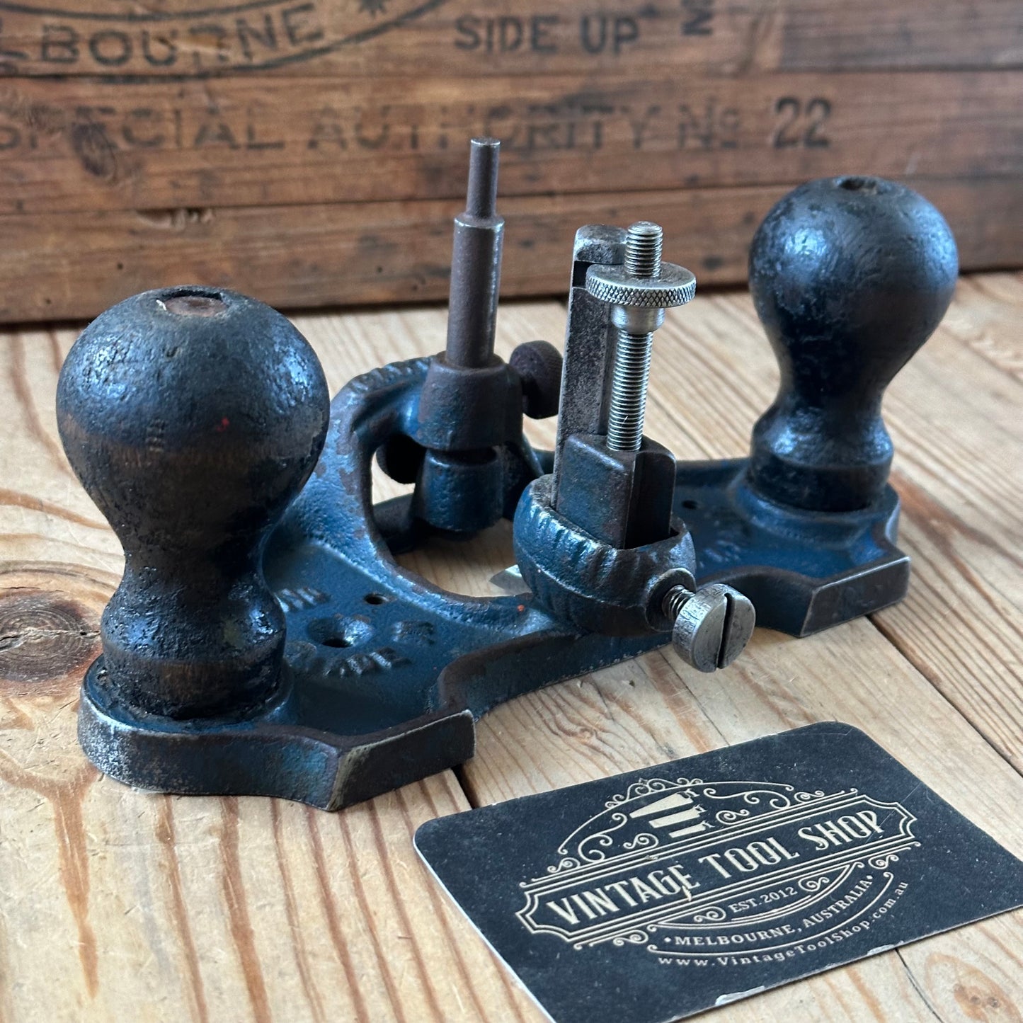 H2527 Vintage CARTER Australia No.C71 Router plane with one cutter