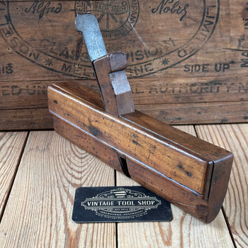 Y574 Antique FRENCH Wooden moulding PLANE display