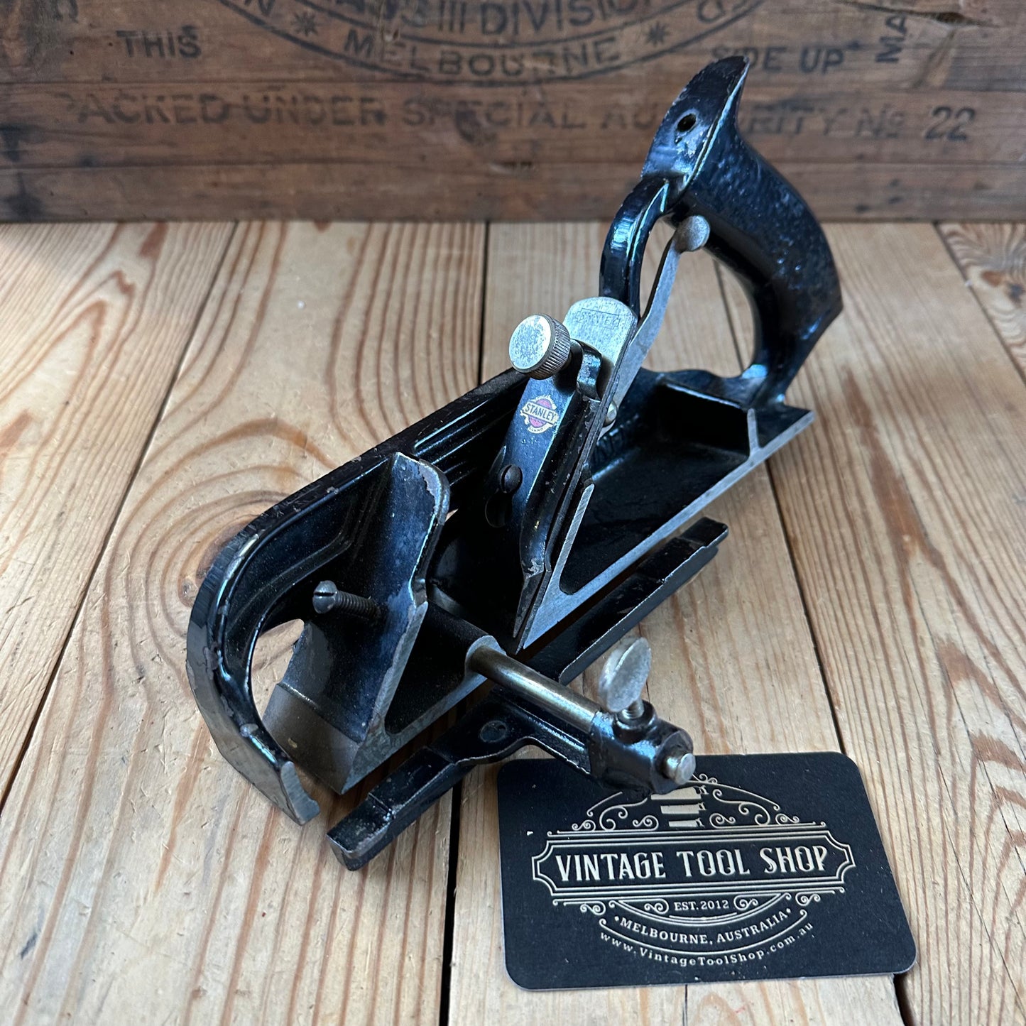 H2555 CLEAN! Vintage STANLEY England No.78 Duplex RABBET rebate plane