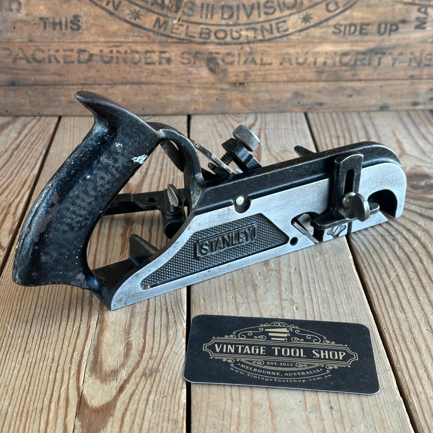 N606 Vintage STANLEY Canada SWEETHEART No.78 Duplex RABBET rebate plane