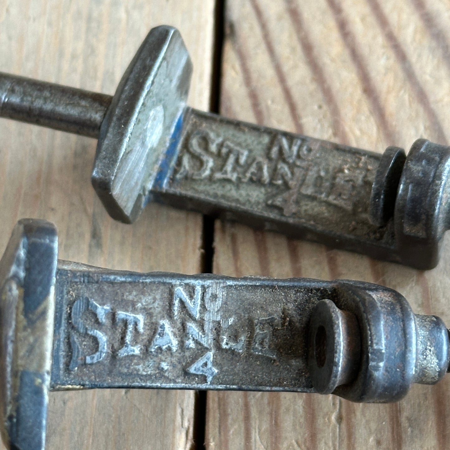 N766 Vintage STANLEY Type 1 No.4 pair of TRAMMEL POINTS