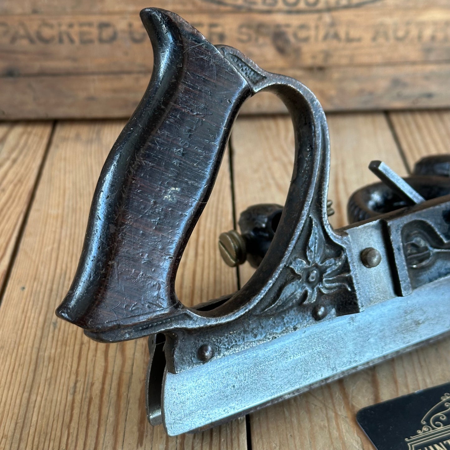 H255 Antique early STANLEY USA No.45 Combination PLANE