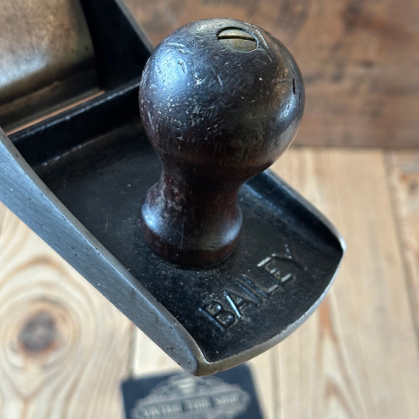 H2489 Vintage STANLEY USA Type 11 No.5 1/2 Corrugated PLANE with Rosewood handles