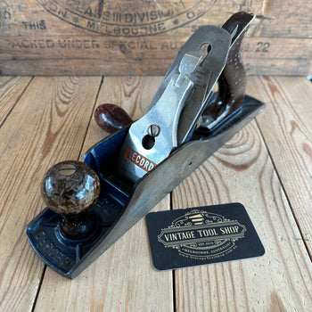 SOLD H1121 Vintage RECORD England No.T5 PLANE with Beech handles