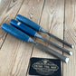 D765 Vintage STANLEY 3 x beveled CHISELS