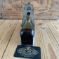 SOLD H550 Antique NORRIS London A5 Infill Smoothing PLANE IOB