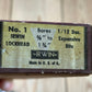 N1832 NEW OLD STOCK! Vintage IRWIN USA No.1 expansive DRILL BIT IOB