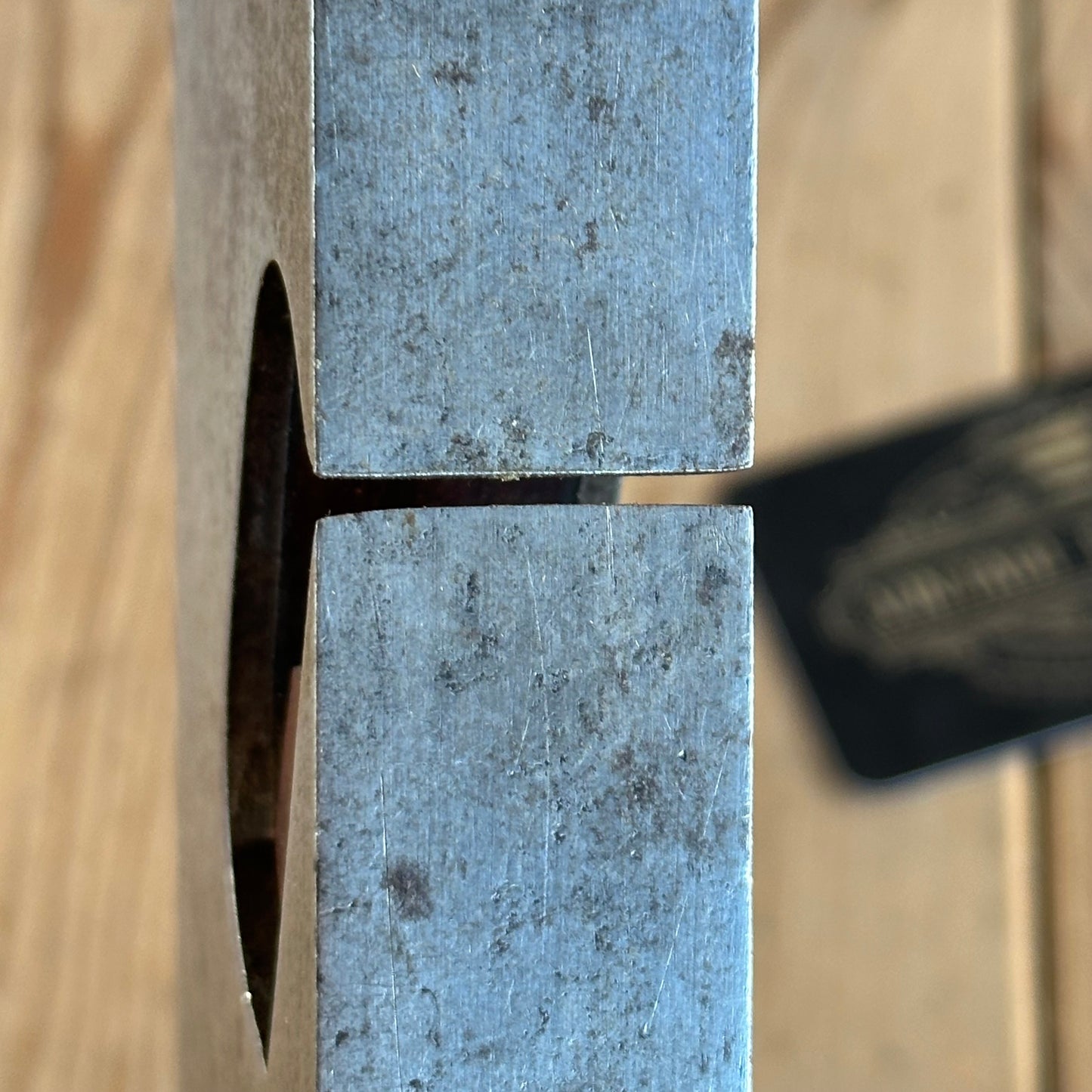 N1924 Antique Iron & MAHOGANY INFILL Shoulder PLANE