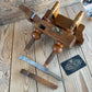 T8553 Antique OHIO TOOL CO No:101 Boxwood Armed PLOUGH PLANE