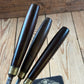 N1750 Vintage set of 3 x English made SPOON GOUGES Carving chisels