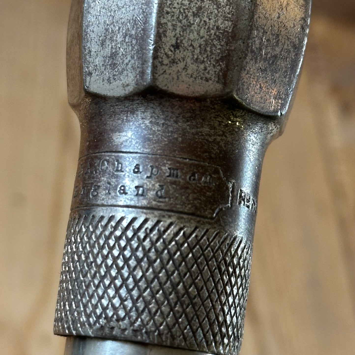 H2553 GORGEOUS! Vintage J.A.CHAPMAN 10” Sweep Drill BRACE