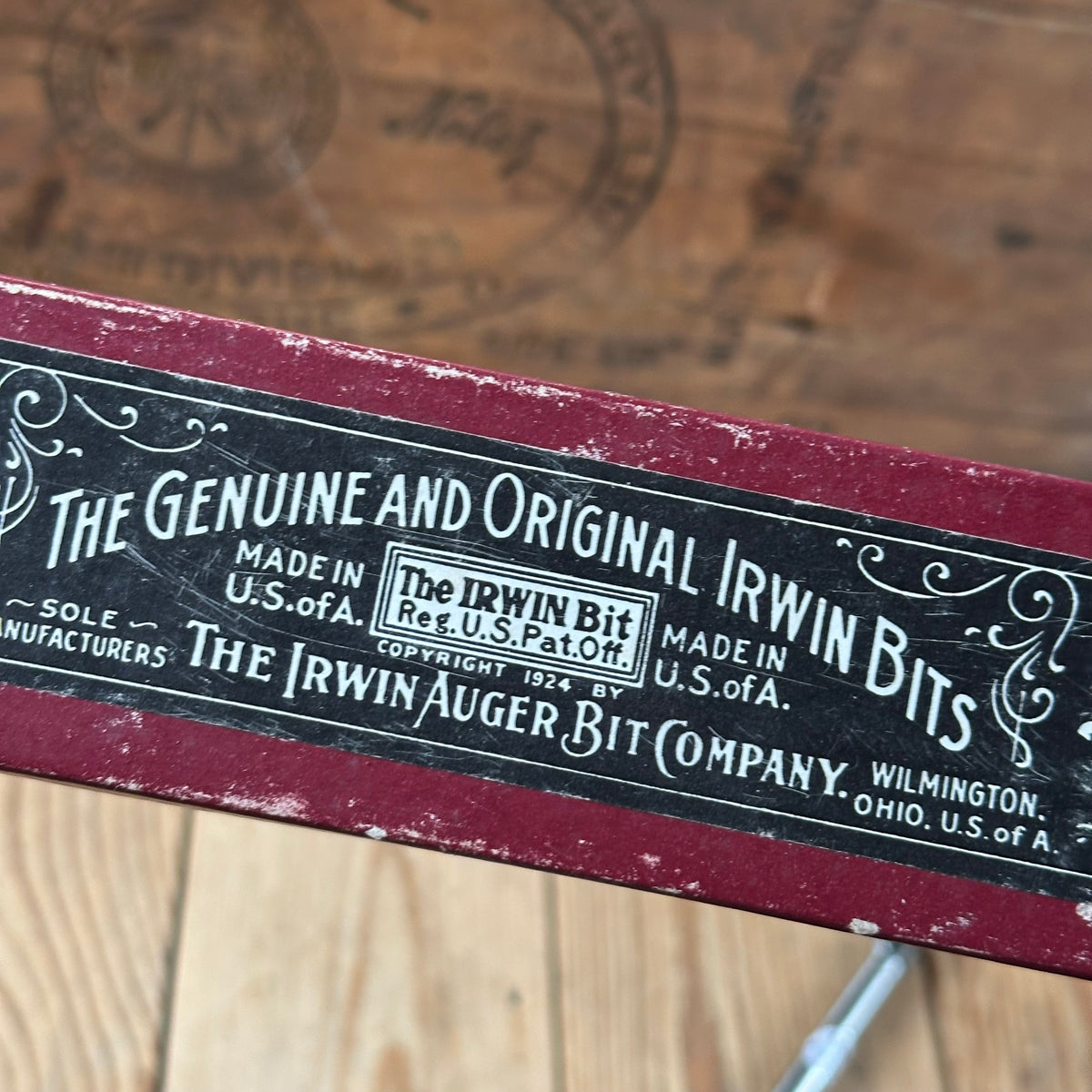 N1833 NEW OLD STOCK! Vintage IRWIN USA No.1 expansive DRILL BIT IOB