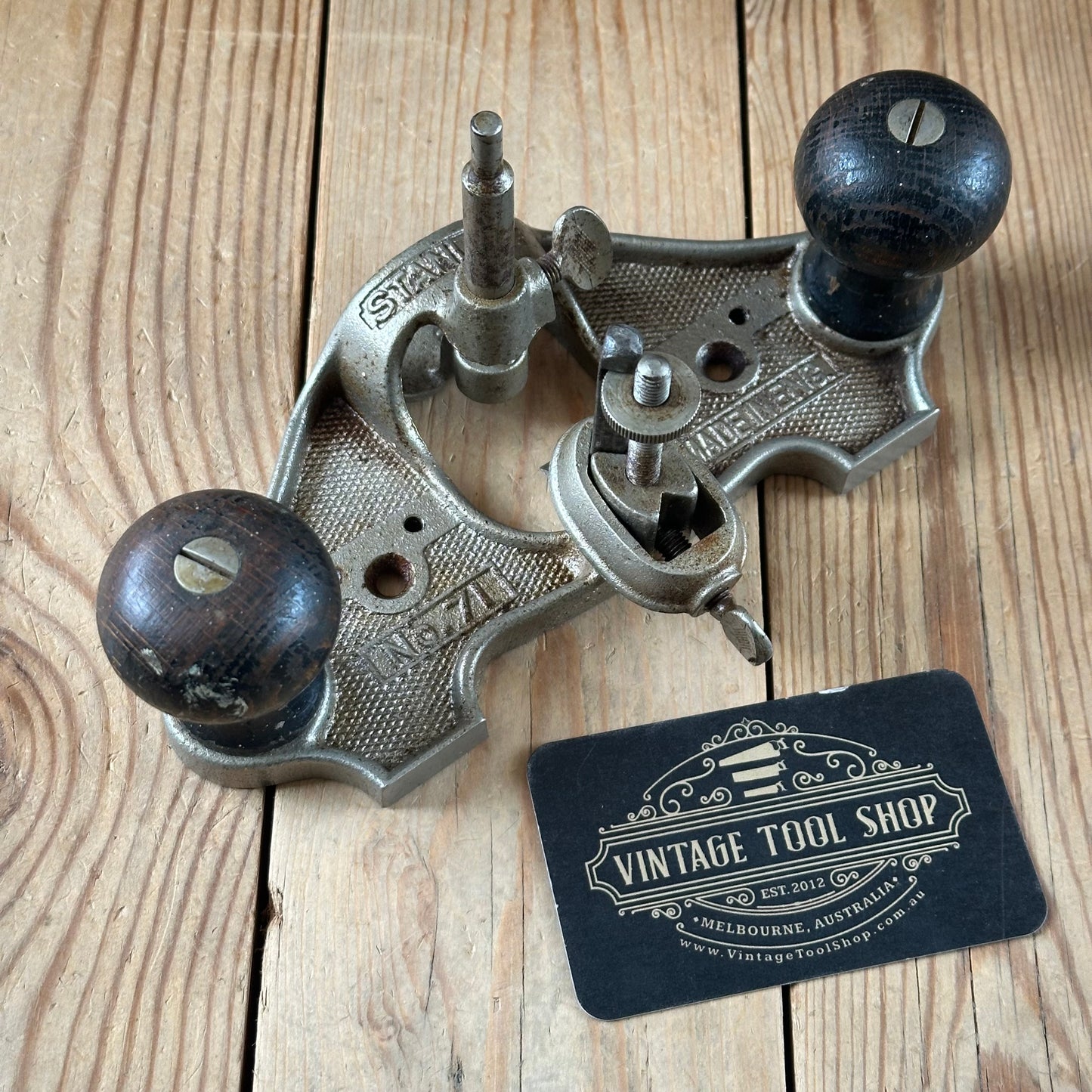 N1868 Antique STANLEY England No.71 Router PLANE