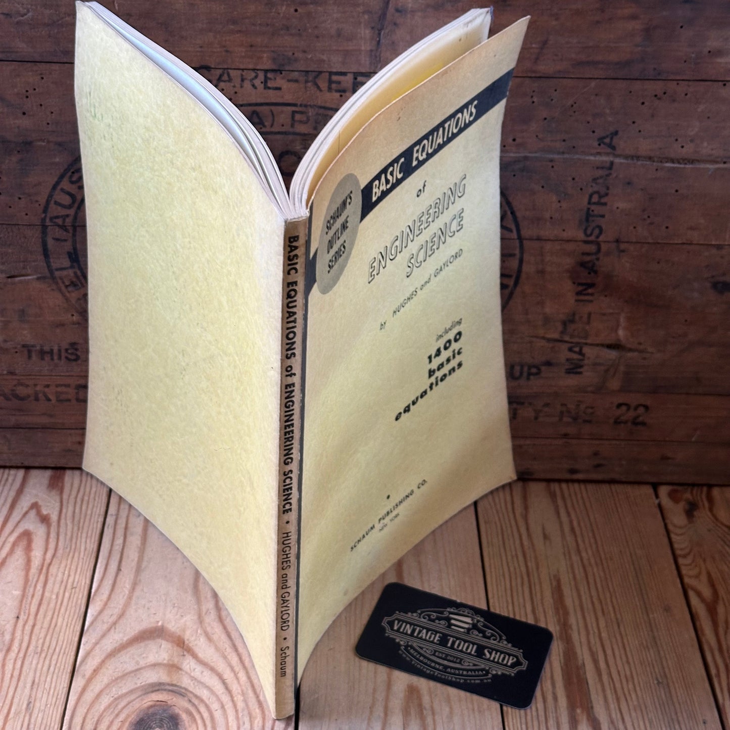 XBN130 Vintage 1964 BOOK Basic Equations of ENGINEERING SCIENCE by W.F.Hughes and E.W.Gaylord