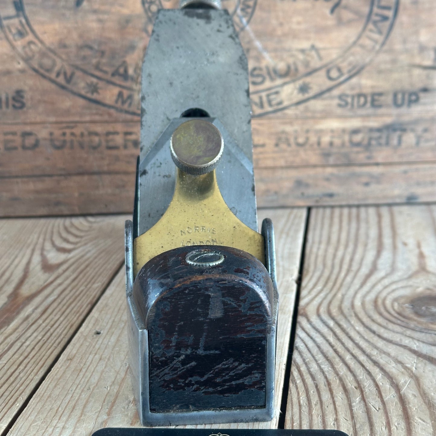 N1631 NICE! Vintage NORRIS A5 London Infill Smoothing PLANE