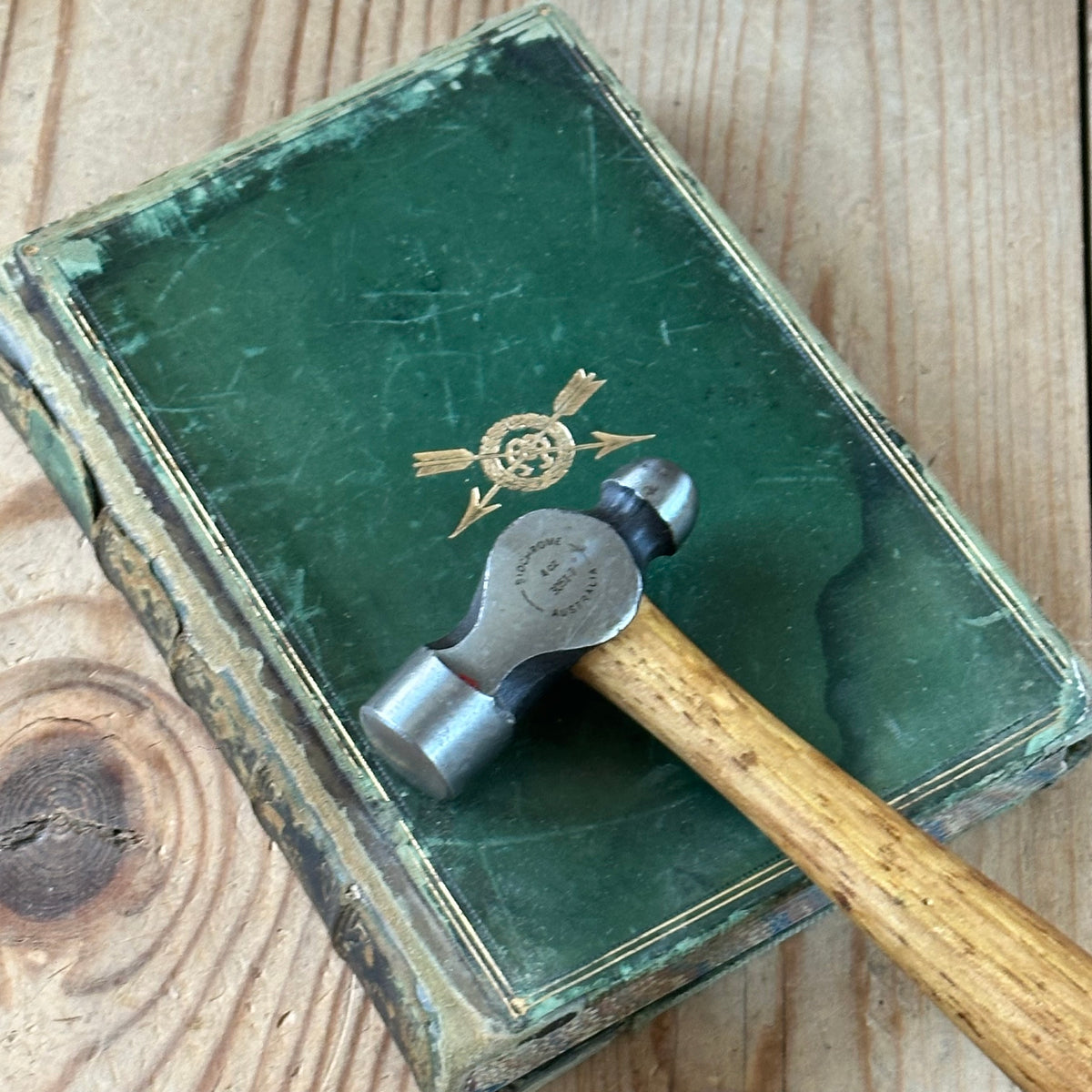N1858 RARE SIZE! Vintage SIDCHROME Australia small 4oz BALL PEEN pein Hammer