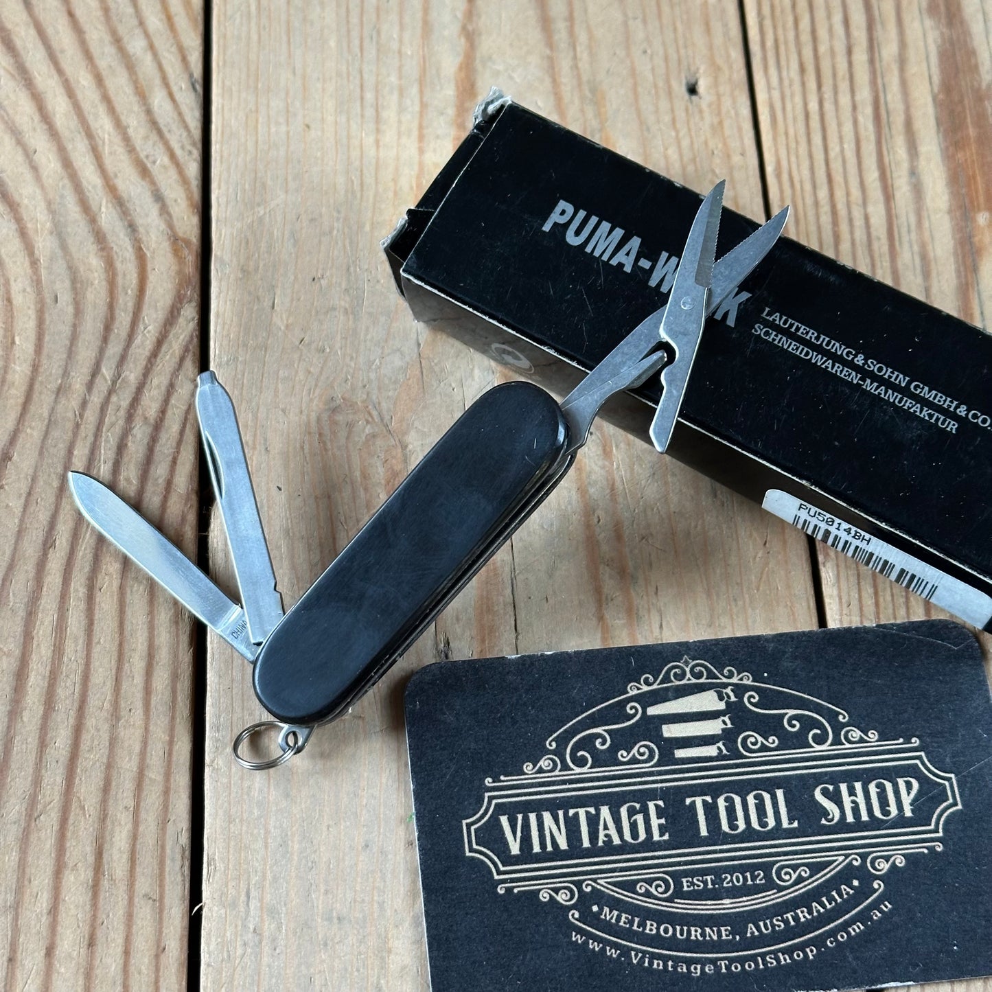 K55 SWEET! Vintage PUMA MINI folding KNIFE IOB