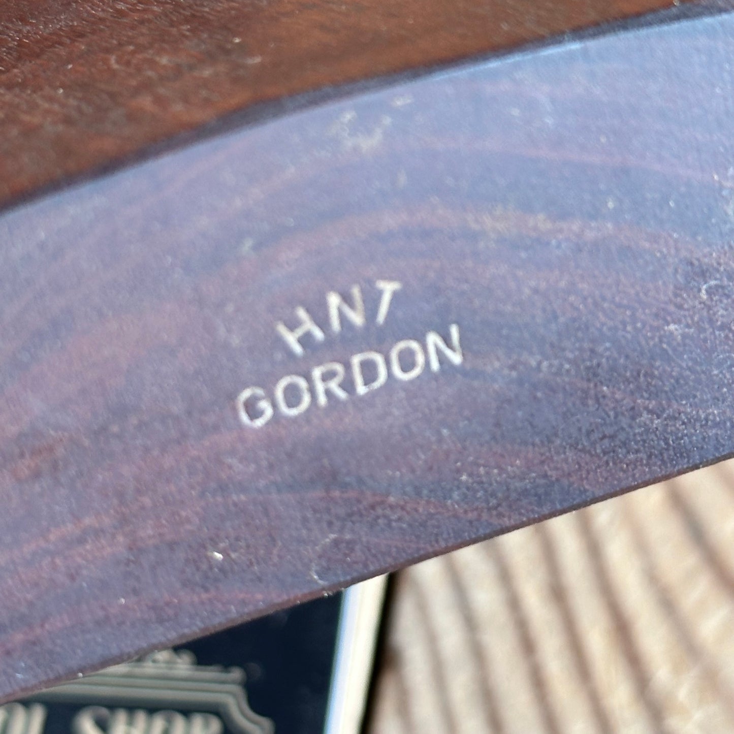 H1882 Contemporary Australian HNT GORDON Figured GIDGEE Smoothing PLANE