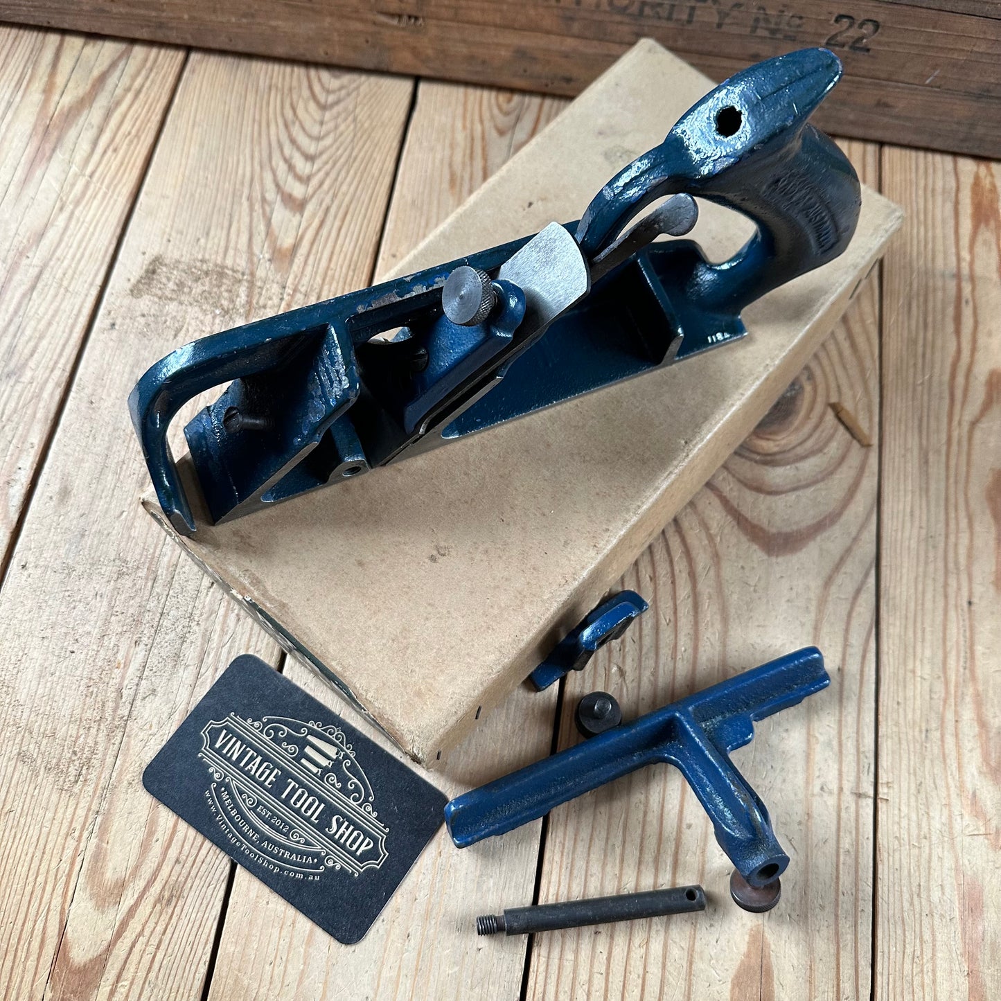 SOLD. N1289 ORIGINAL! Collector Grade Vintage CARTER Australia No:78 Duplex REBATE Rabbet PLANE IOB