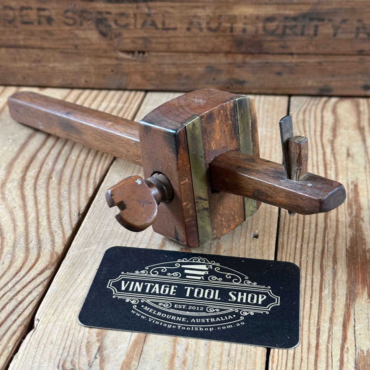 H2436 Vintage RUSTIC Slitting marking GAUGE