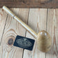 H2440 Vintage HORNBEAM Lead DRESSING STICK plumbers mallet by EMIR London
