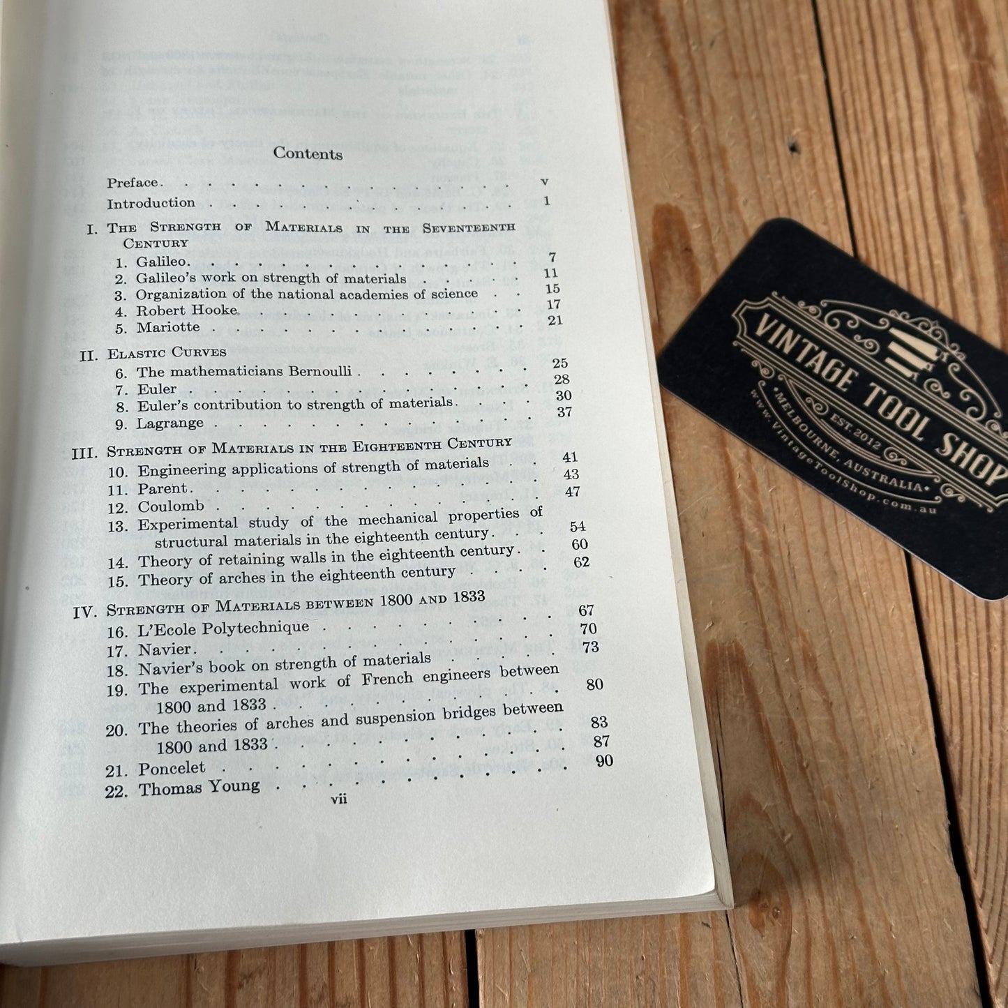 XBN27 Vintage 1983 History of Strength of Materials BOOK by S.P.Timoshenko