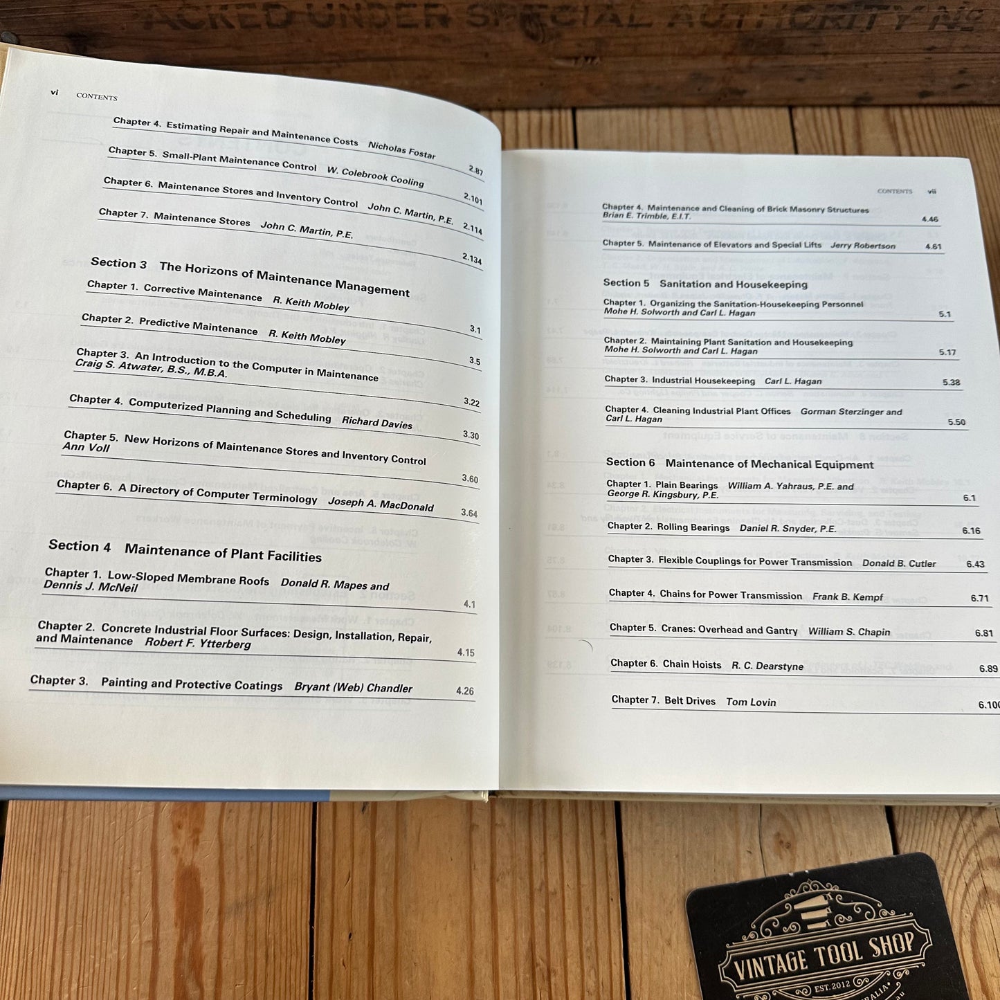 XBN113 Vintage 1995 BOOK MAINTENANCE ENGINEERING HANDBOOK 5th Edition by L.R.Higgins