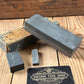 SOLD. A381 Vintage INCREDIBLE! Rare! APEX No:82 Superfine GERMAN Natural THURINGIAN Stone double sided barber razor hone IOB original box