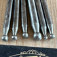 D1156 Vintage jewellers DAPPING block & 6x PUNCHES SET