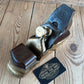 N718 GORGEOUS! Antique GUNMETAL SCOTTISH Style infill SMOOTHING plane