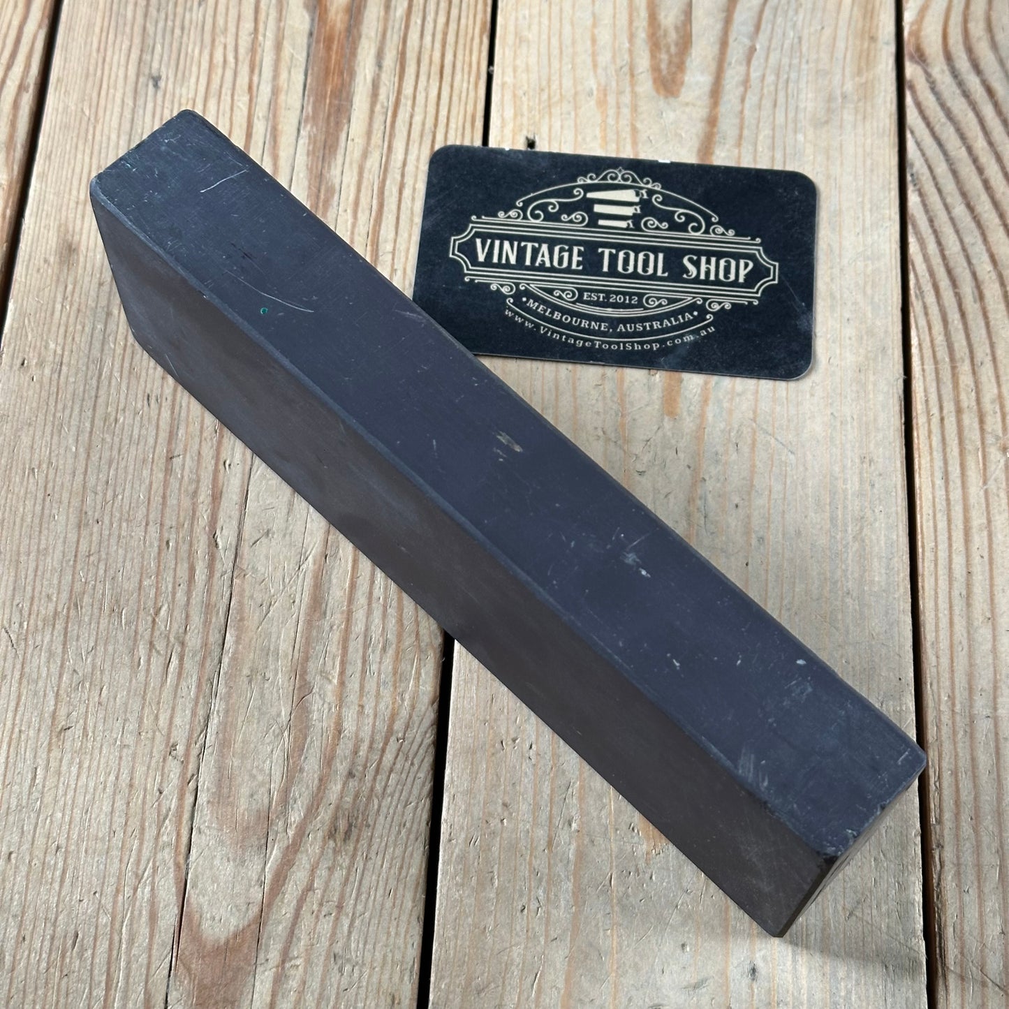 A382 MASSIVE! Vintage extra wide FRENCH LA LUNE natural sharpening water STONE