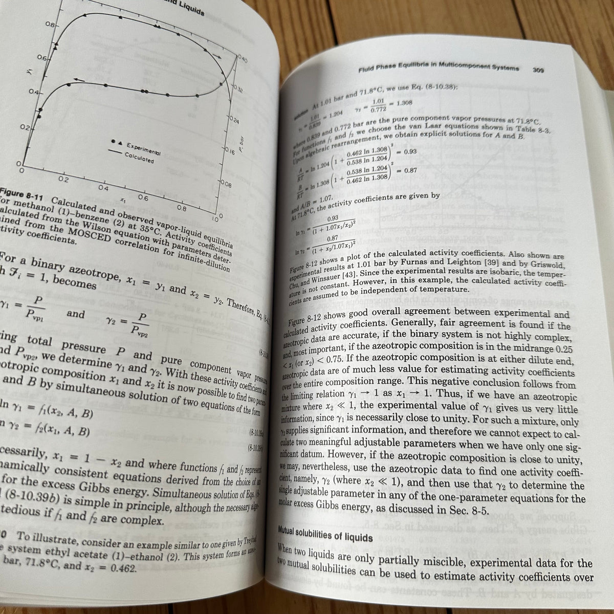 N2043 Vintage BOOK The PROPERTIES of GASES & LIQUIDS 4th Edition by R.C.Reid, J.M.Prausnitz & B.E.Poling