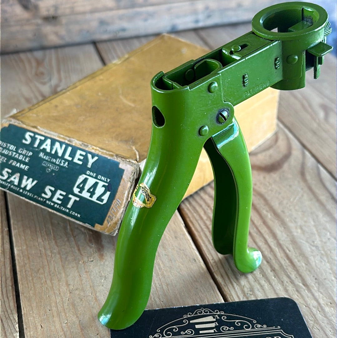 N542 Vintage STANLEY Sweetheart No:442 SAW SET setting tool IOB instructions