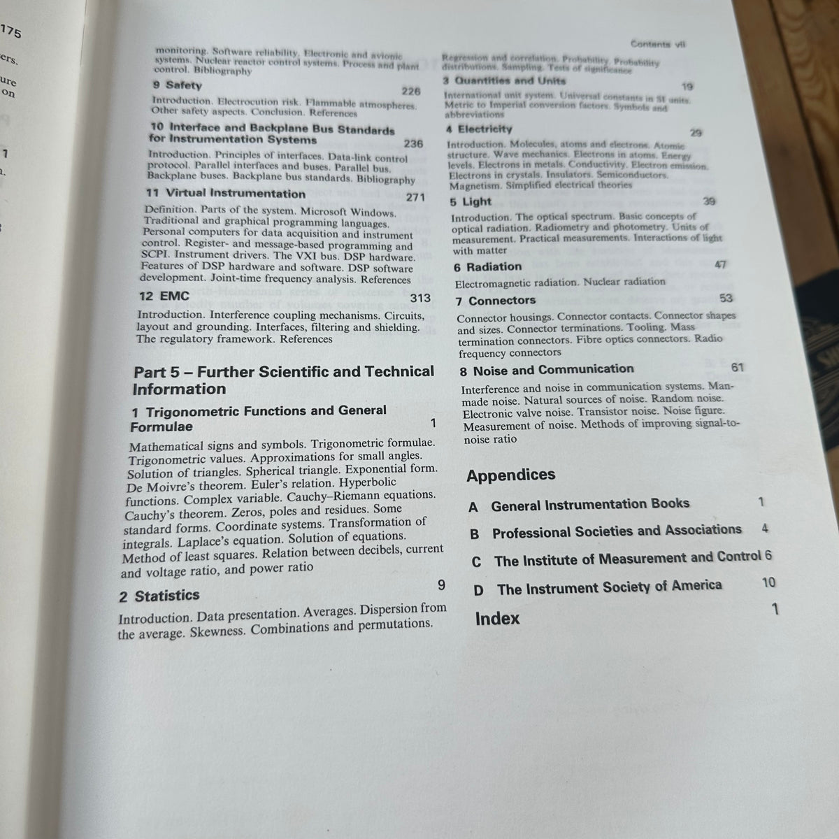 N2055 Vintage BOOK INSTRUMENTATION REFERENCE BOOK 2nd edition by B.E.Noltingk