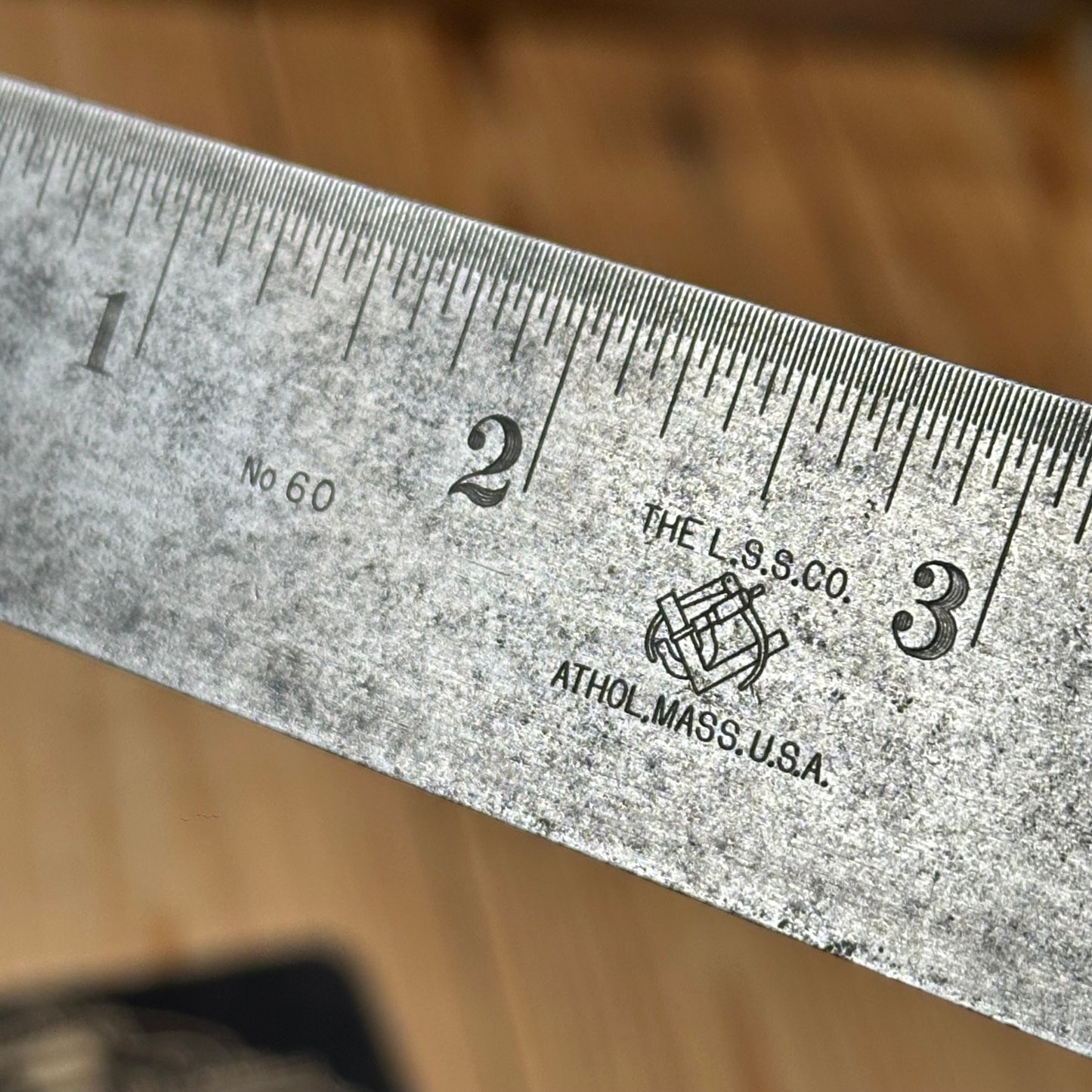 H53 Vintage STARRETT USA No.60 metal SQUARE