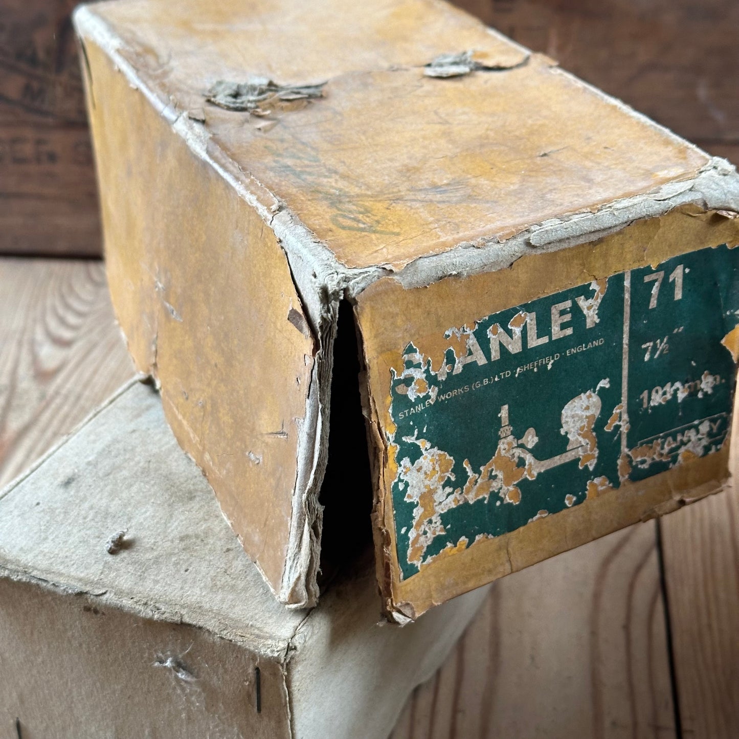 H2312 Vintage STANLEY England No.71 Router PLANE IOB