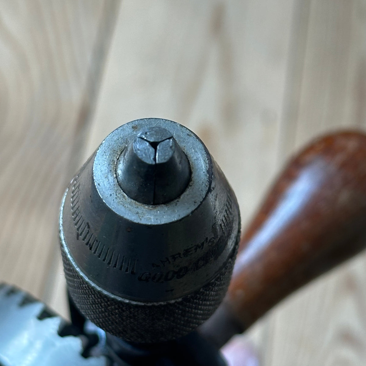 H2607 Vintage AHREMS Goodline German HELICAL GEAR Double Pinion DRILL