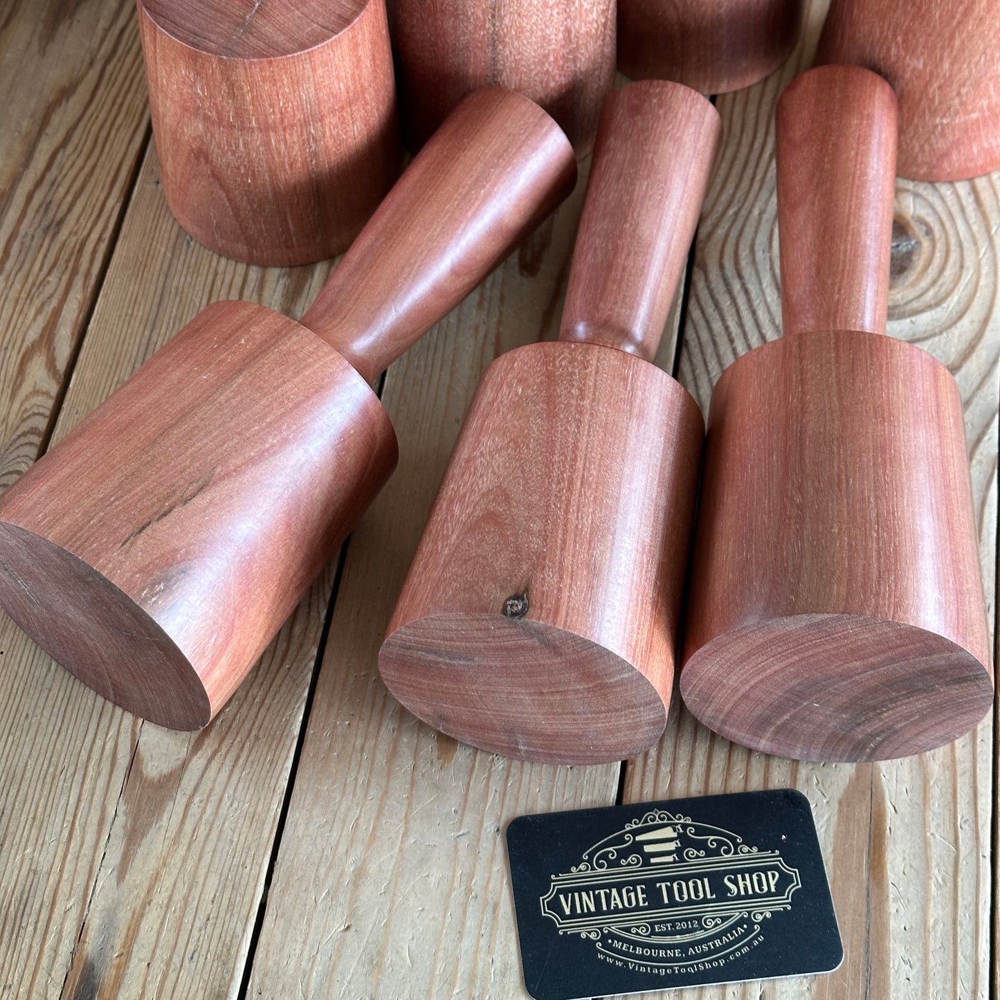 TR184-TR188 NEW! 1x Large QLD Yanderra hardwood carvers MALLET by Tony Ralph