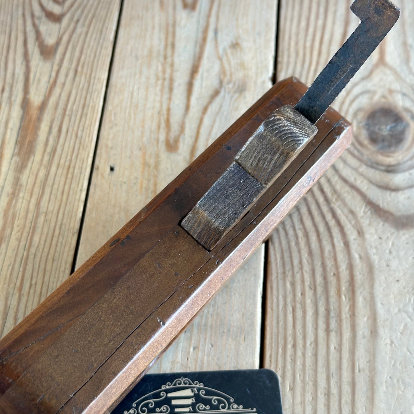 Y104 Antique FRENCH FRUITWOOD Tonguing PLANE