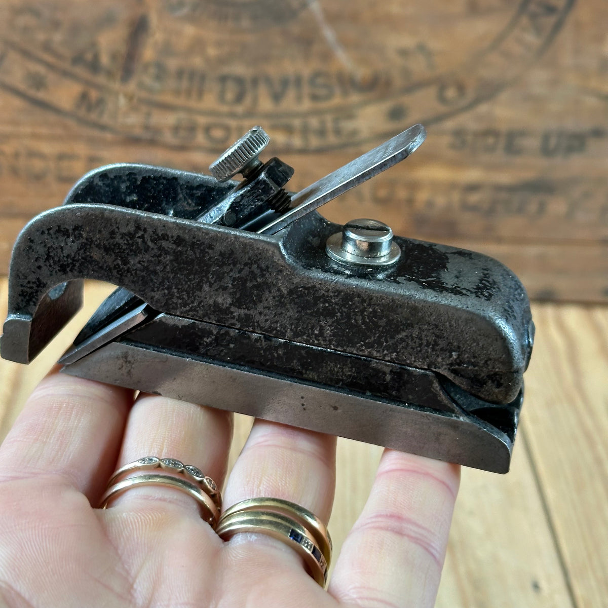 H2587  Vintage STANLEY England No:75 small rebate rabbet BULLNOSE PLANE