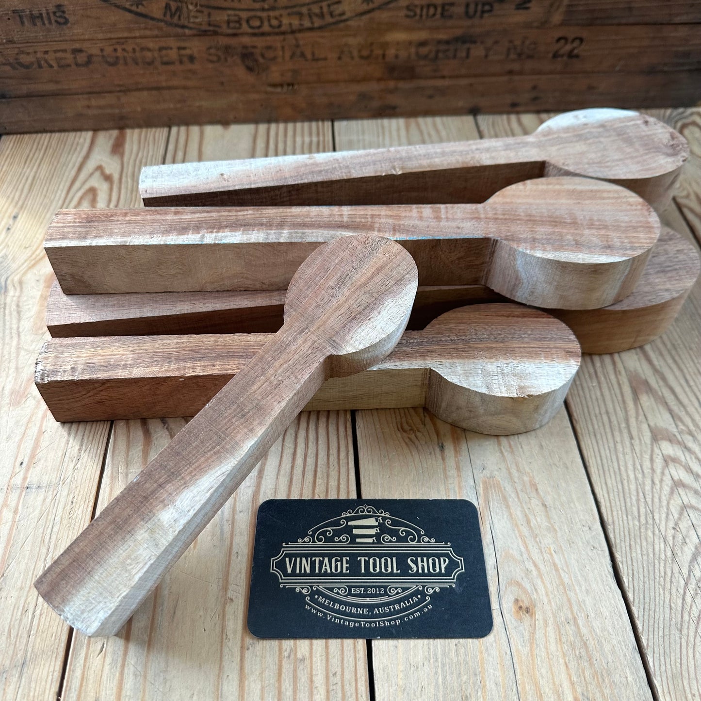 NEW! Challenge! 1x Tasmanian BLACKWOOD whittling SPOON carving BLANK