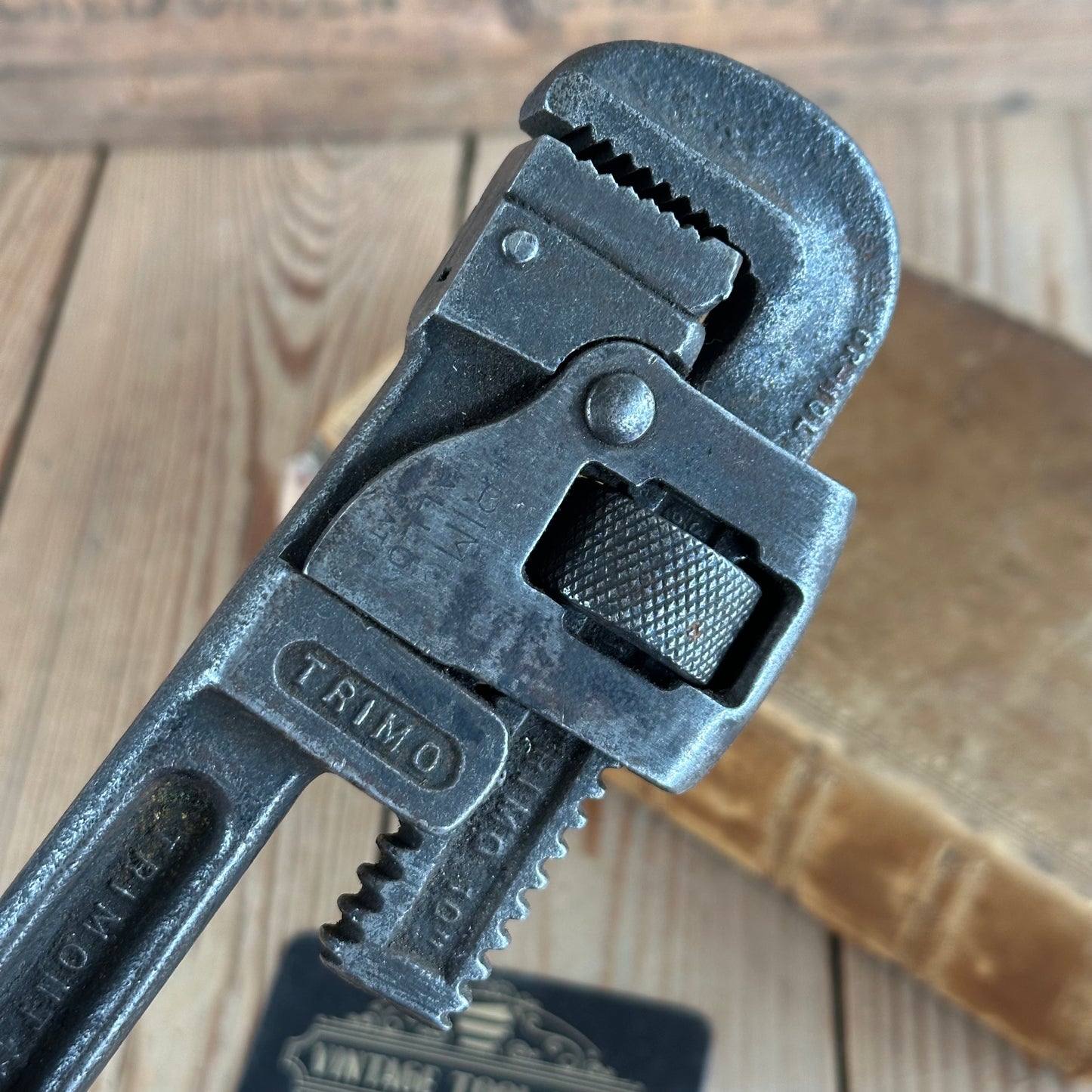 H2365 Vintage TRIMO USA adjustable 10” WRENCH