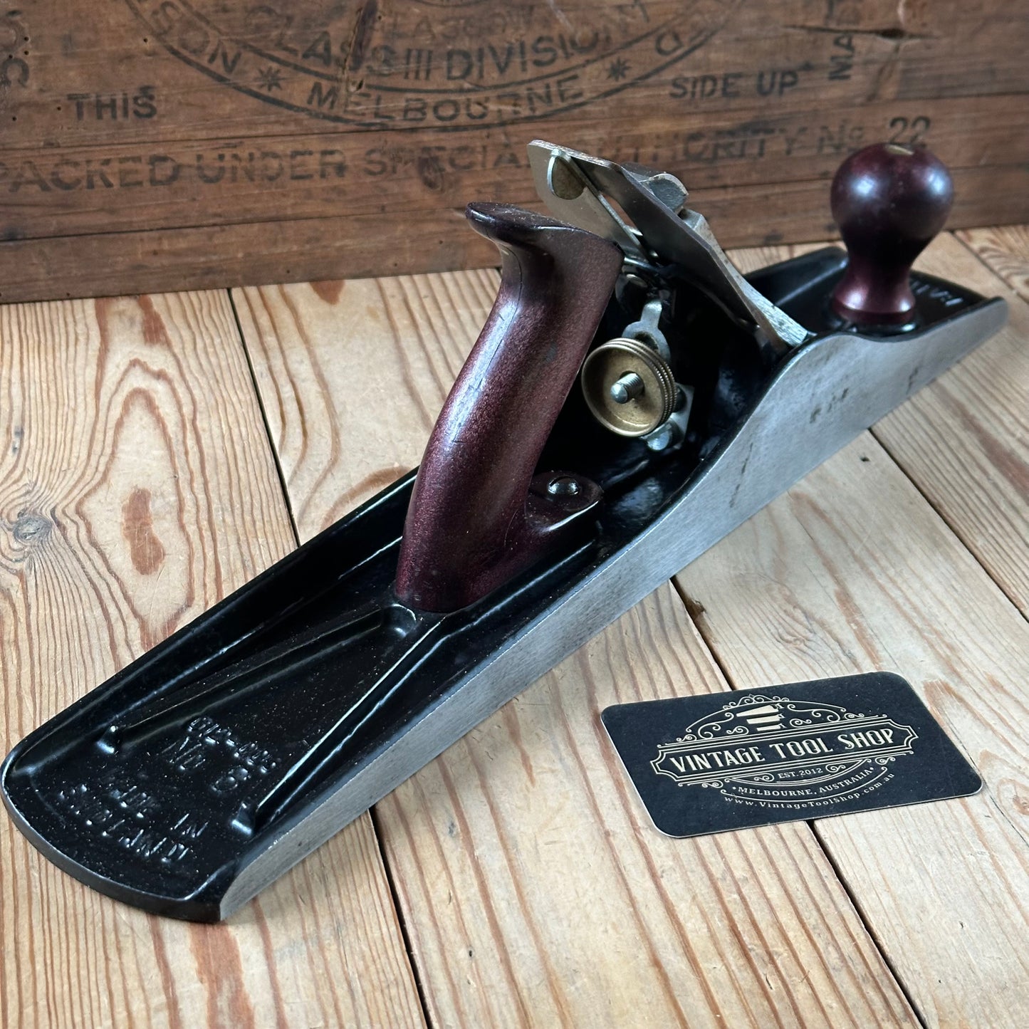 N1819 BEEFY! Vintage STANLEY England No.6 PLANE