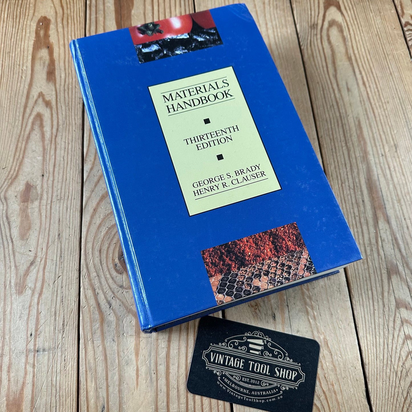 XBN47 Vintage 1991 MATERIALS HANDBOOK encyclopaedia BOOK by G.Brady & H.Clauser