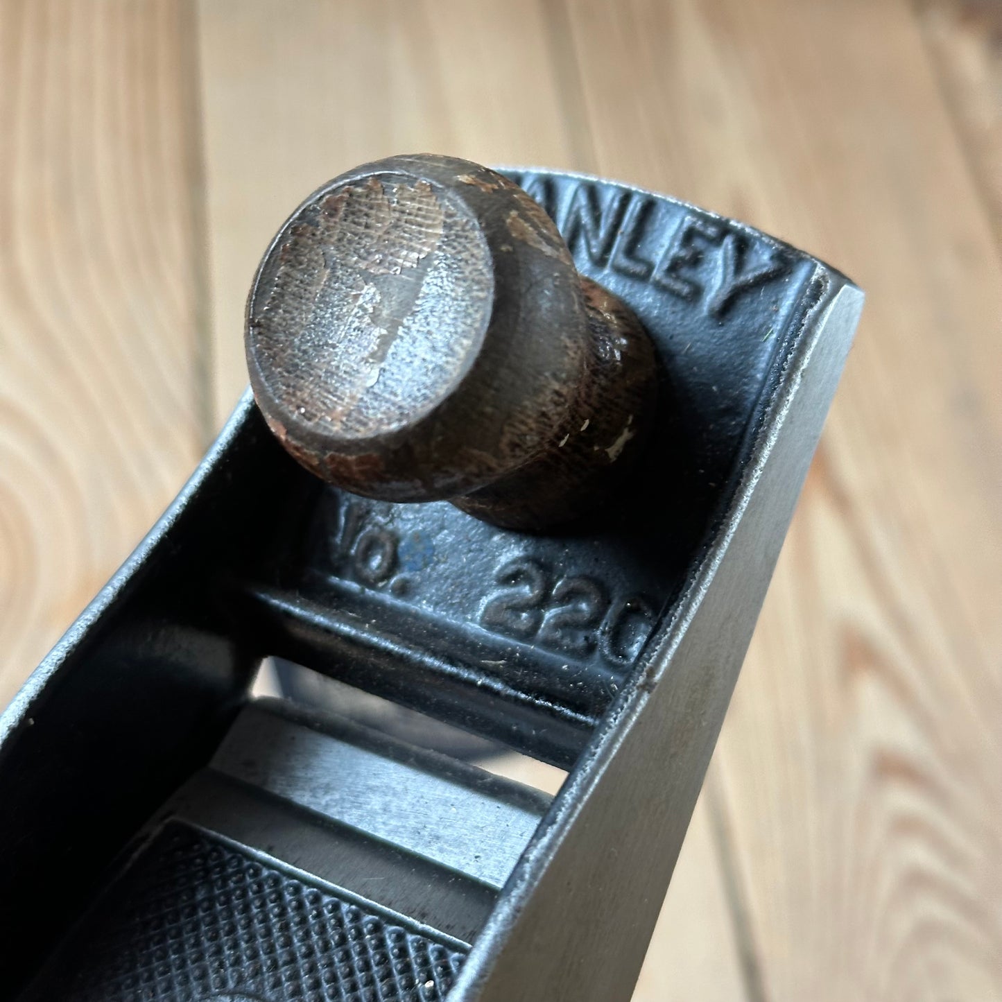 H2466 Vintage STANLEY England No.220 BLOCK PLANE