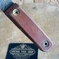 H946 Vintage User Made CARBON STEEL carving kitchen KNIFE