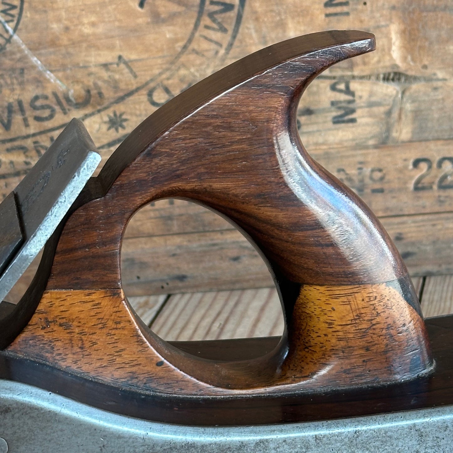 SOLD. N1902 Antique Stewart SPIERS Scotland 20.5” Rosewood INFILL PLANE