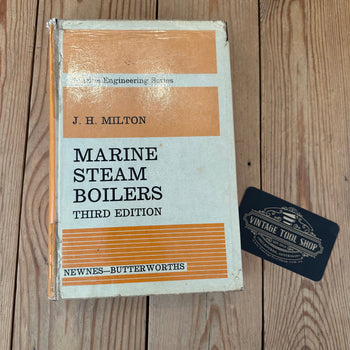 XBN35 Vintage 1970 Marine Steam Boilers 3rd edition BOOK by J.H.Milton